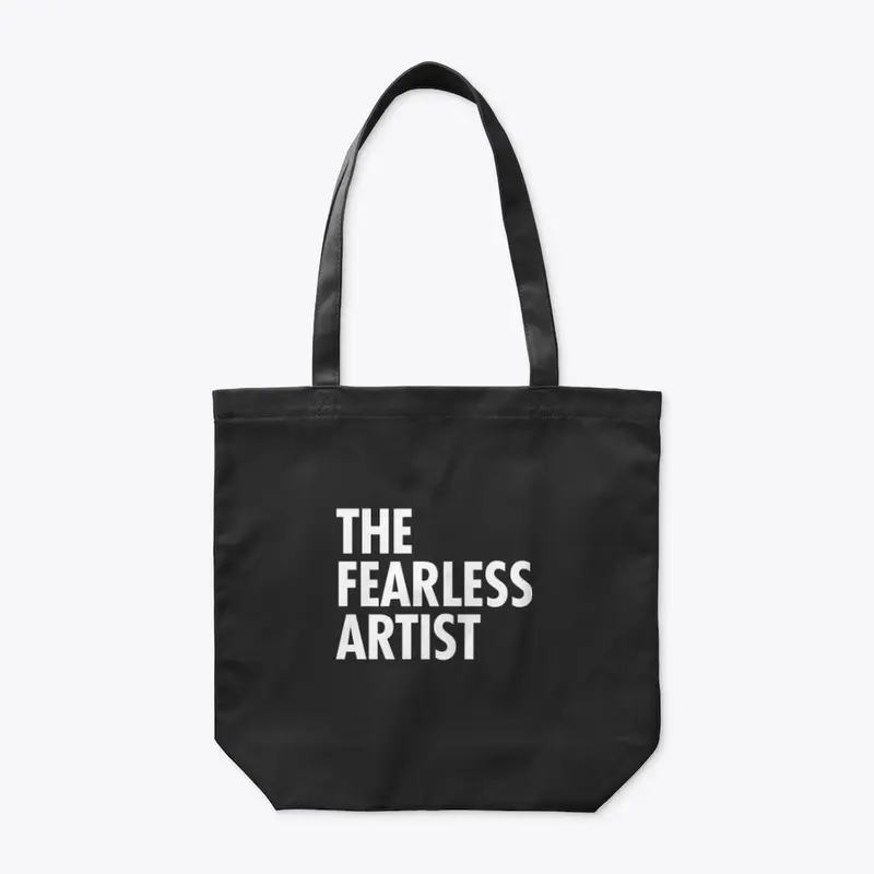 The Fearless Artist Tote Bag - Black